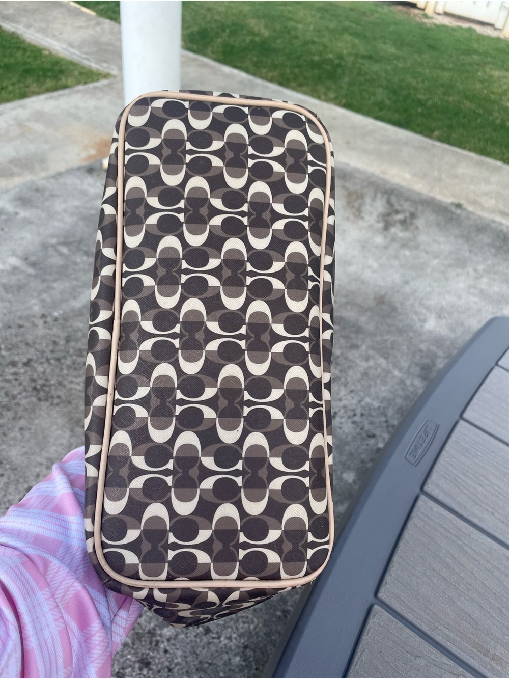 Coach Peyton Dream Brown/Beige Signature Tote - Picture 4 of 8